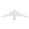 Ekena Millwork Alberta Architectural Grade PVC Gable Bracket, 48"W x 14"H x 4"D x 4"F, 7/12 Pitch GBP048X14X0404ALB00 - alternate 4